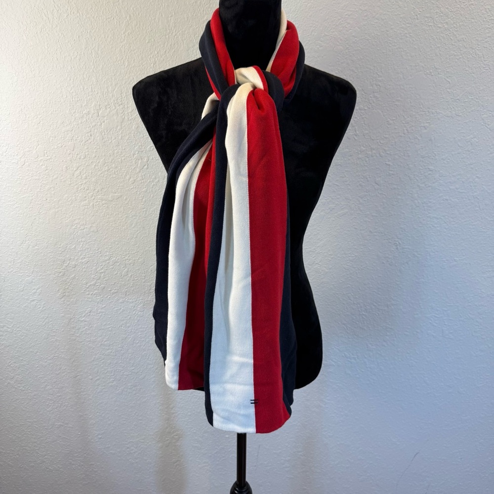 Tommy Hilfiger Navy,‎ Red, and White Knit Accessory